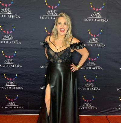 Actress and comedian Claudine Ullman Herman is a finalist in the Mrs SA pageant.