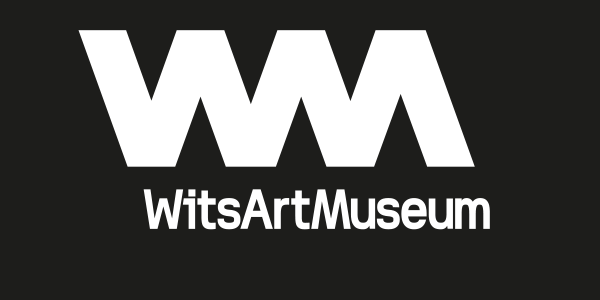 WAM logo reversed out on black background