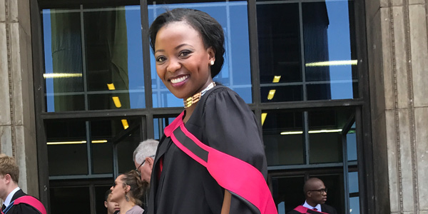 Hlengiwe Mnisi, masters student in electrical engineering