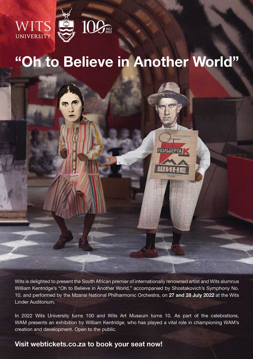 'Oh to Believe in Another World' - a new film by Wits alumnus and world renowned artist, William Kentridge
