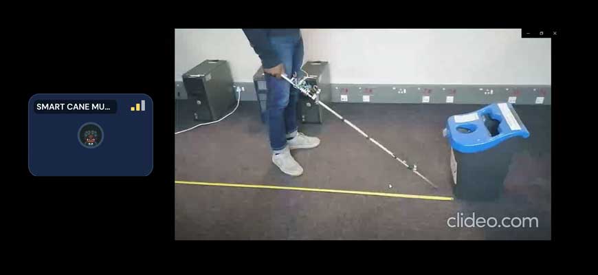 Electrically enabled walking cane