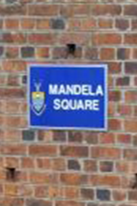 Mandela square plaque